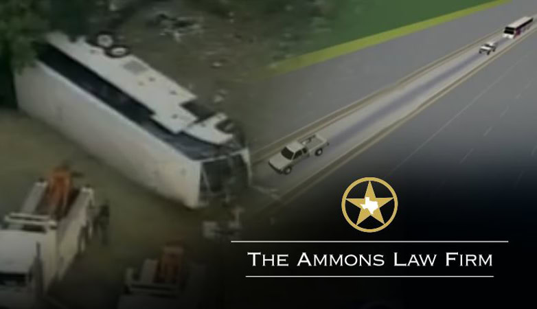 Animation of a Bus Accident in a HOV Lane