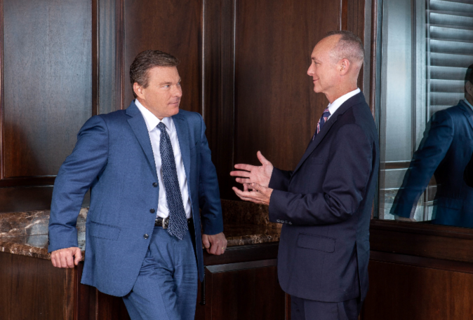 Rob Ammons and John Gsanger, Board Certified personal injury trial lawyers at The Ammons Law Firm